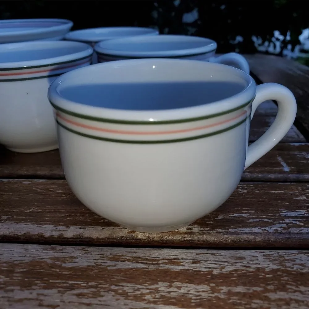 Noritake China Tea Cups Saucers Set of 6
